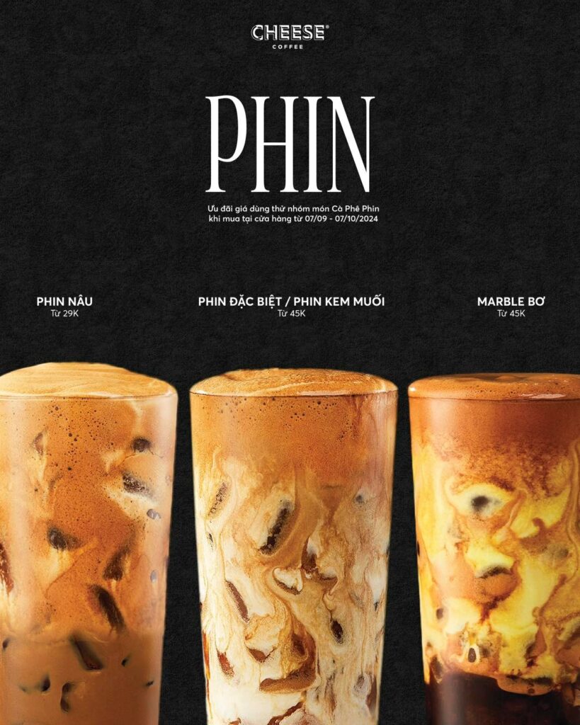 Cheese Coffee Menu Mới | Trang Chủ